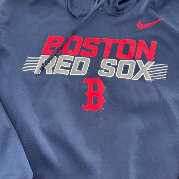 NIKE MLB Boston Red Sox Hoodie Size XXL 049 - Picture 2 of 6